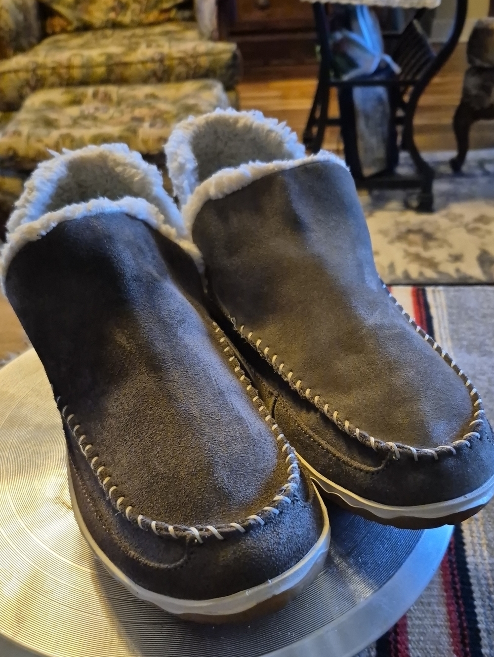 L.LBean Women's Mountain Slippers, Boot Mocs indoor/outdoor slipper boots(#733S)